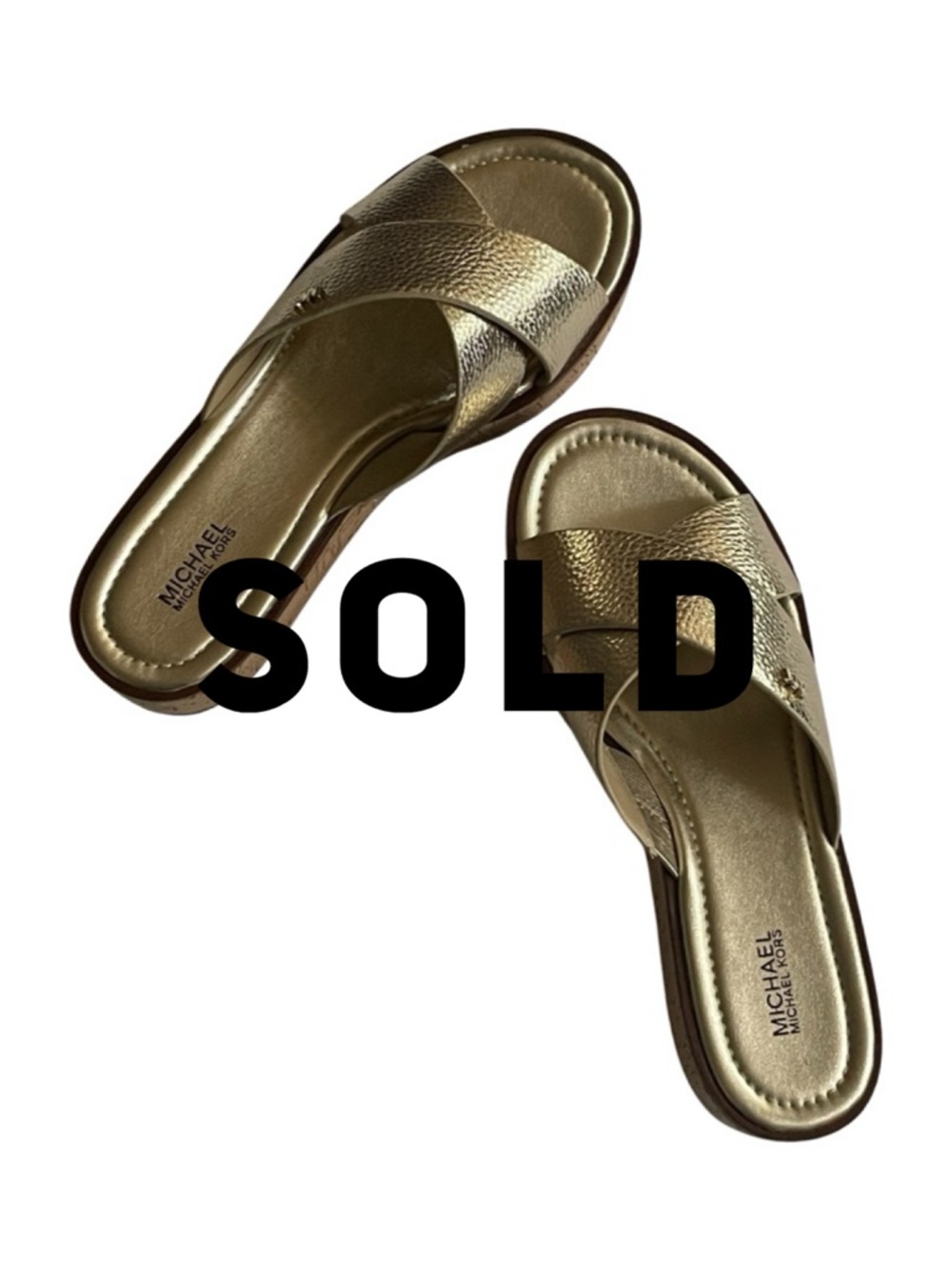 SOLD | Michael Kors Platform Slides - SOLD